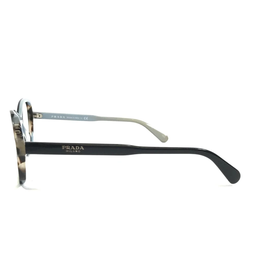 Prada Eyeglasses Frames VPR03V KHR-1O1 Black Blue Tortoise Full Rim 54-17-140